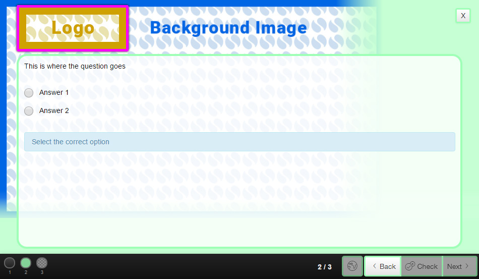 Training Template Style 1