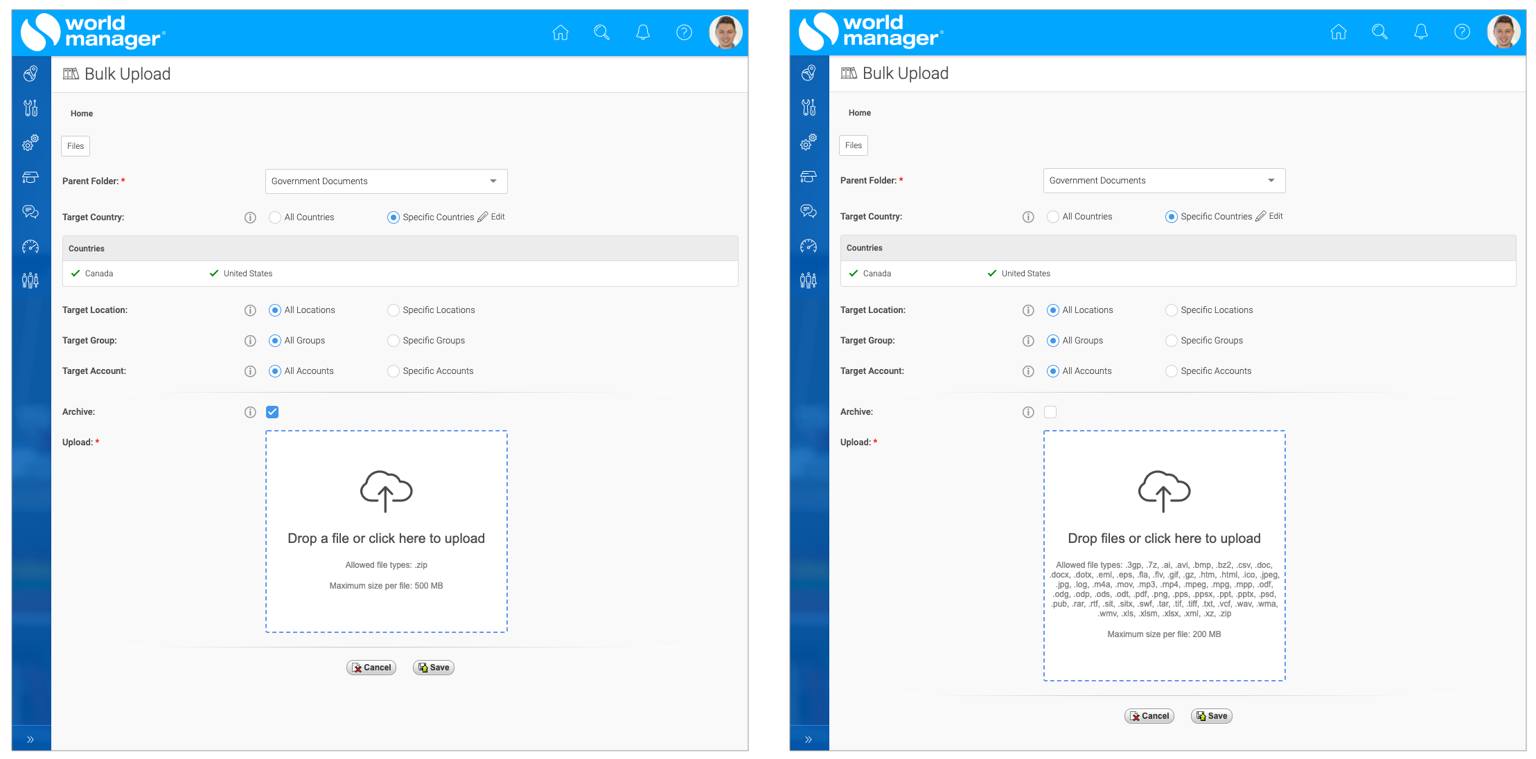 Manuals and Files Targeting Upgrades v9.3 FranConnect Inc