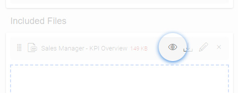 Preview icon in the Package Builder