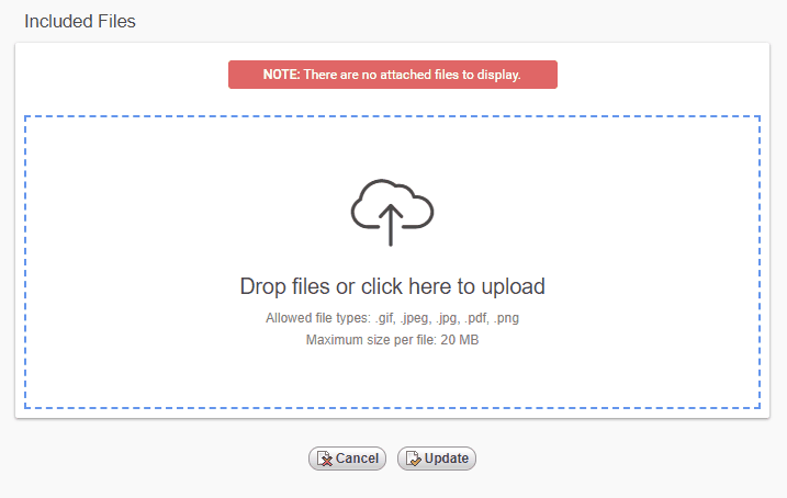 Selecting a file by browsing local drive