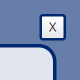 Test's close button