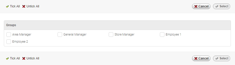 Example Group targeting
