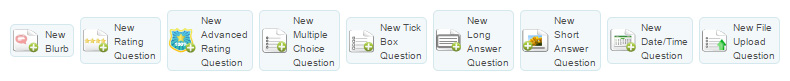 Survey Content Creation bar